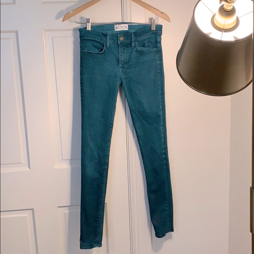 Wildfox The Marianne Pant in Turquoise